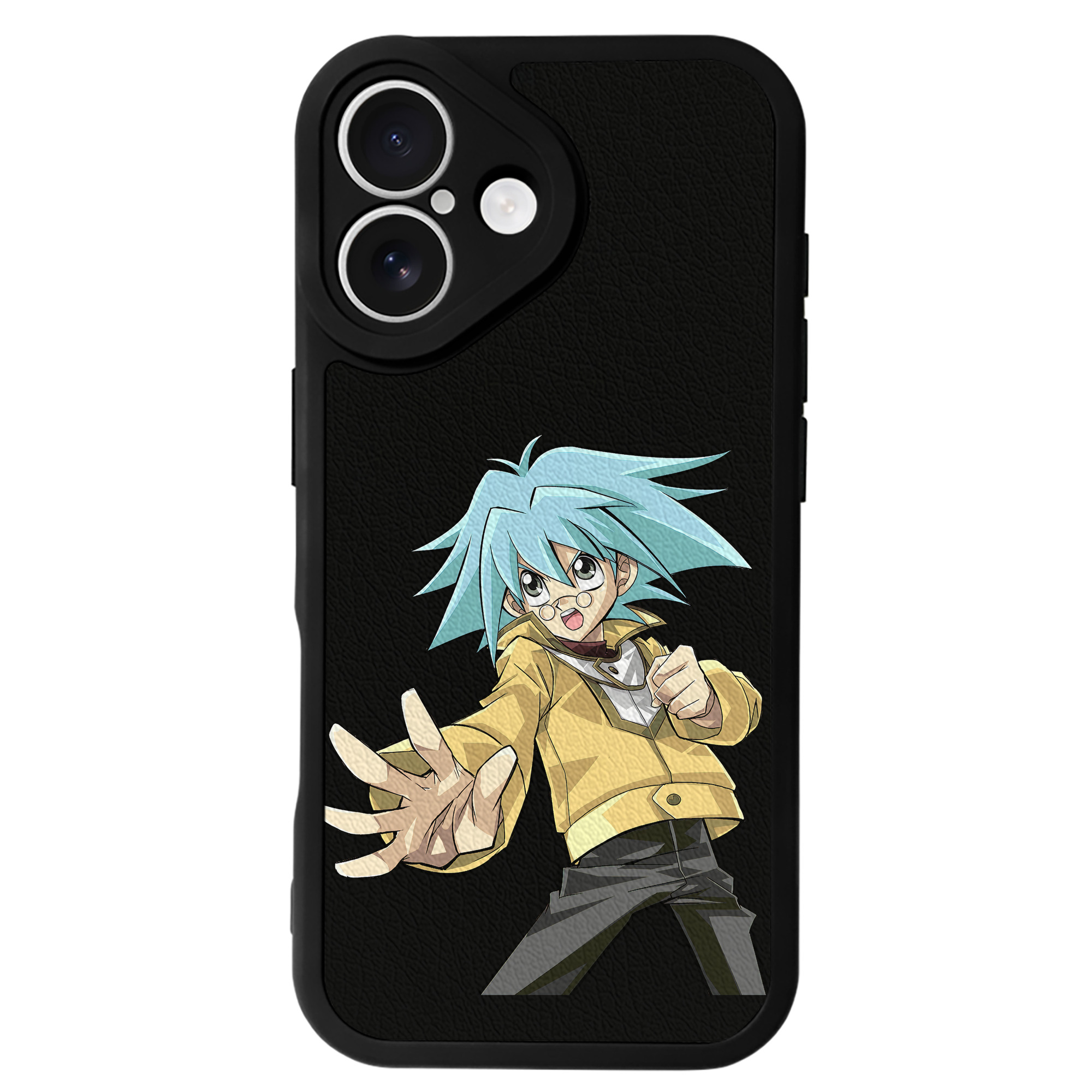 （画像用） 遊☆戯☆王 Yu-Gi-Oh! 【iPhone 16シリーズ対応】シリコンスマホケース（レザー調） 材質：シリコン